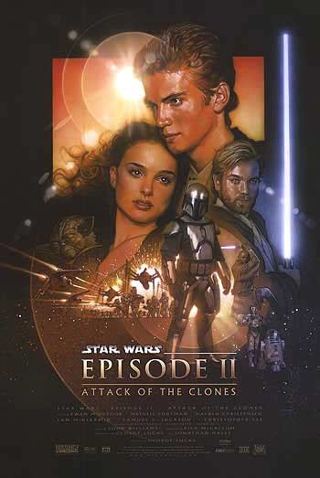 star wars episode ii attack   clones  posters
