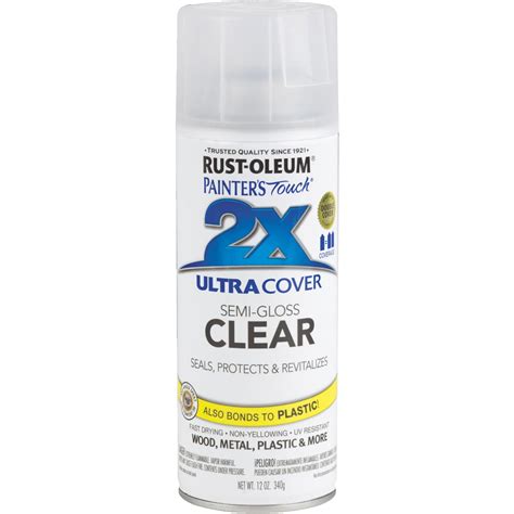 rust oleum painters touch  ultra cover clear finish spray paint