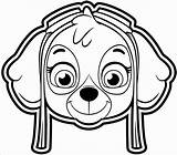 Paw Patrol Skye Canina Malvorlagen Patrulha Patrulla Gesicht Charaktere Pups Everest Plotten Silueta Zuma Poppy Acrylbilder Basteln Caretas Schablonen Pawpatrol sketch template