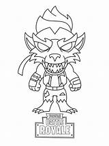 Fortnite Coloring Pages Skin Color Printable Print Chibi Sheets Boys Kids Skins Battle Colouring Season Werewolf Dire King Games Click sketch template