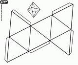 Figuras Geometricas Shapes Polyeder Zijdige Geométricas Malvorlagen Acht Geometrische Armar Formen Vormen Kleurplaten Oktaeder Moldes Lati Ottaedro Poliedro Oncoloring sketch template