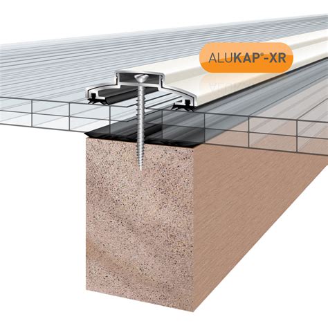 alukap xr mm concealed fix glazing bar  gasket white mm