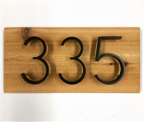 modern house numbers sign custom personalized house numbers address sign cabin cottage