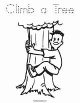 Coloring Climb Tree Climbing Down Robert Munsch Pages Arbol Hug El Boy Color Noodle Dad Loves Nature Tu Bishvat Print sketch template