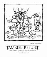 Morrowind Scrolls Elder Iii Coloring Daedra Bal Molag Designlooter 83kb 1024 Rebuilt Tamriel sketch template