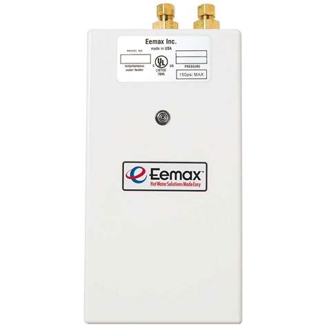 eemax electric tankless water heater single point   kw   lot   walmart
