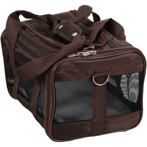 sherpa travel original deluxe airline approved pet carrier brown small  walmartcom