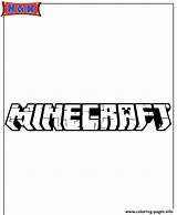 Coloring Minecraft Logo Pages Printable Print Animals Color Book Comments Info sketch template