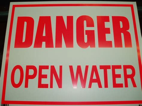 Signs Danger Water 1193414