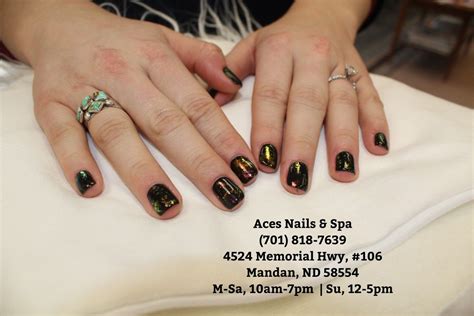 pin  aces nails spa  aces nails spa nail spa nails mandan