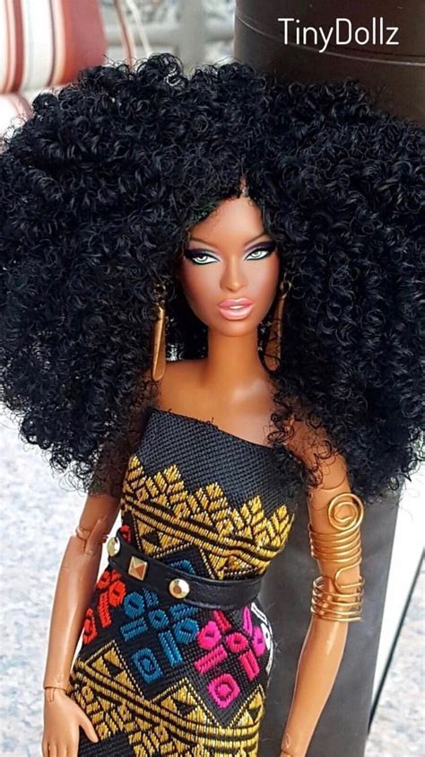 38 2 25 Tinydollz Pretty Black Dolls Black Barbie Beautiful Barbie