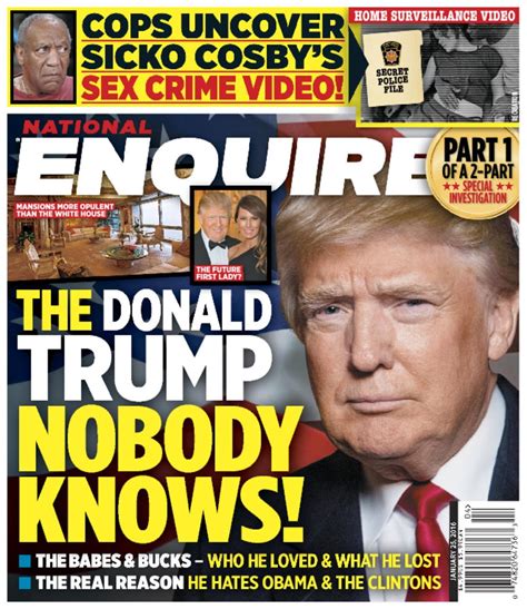 national enquirer cover  january issuejpg