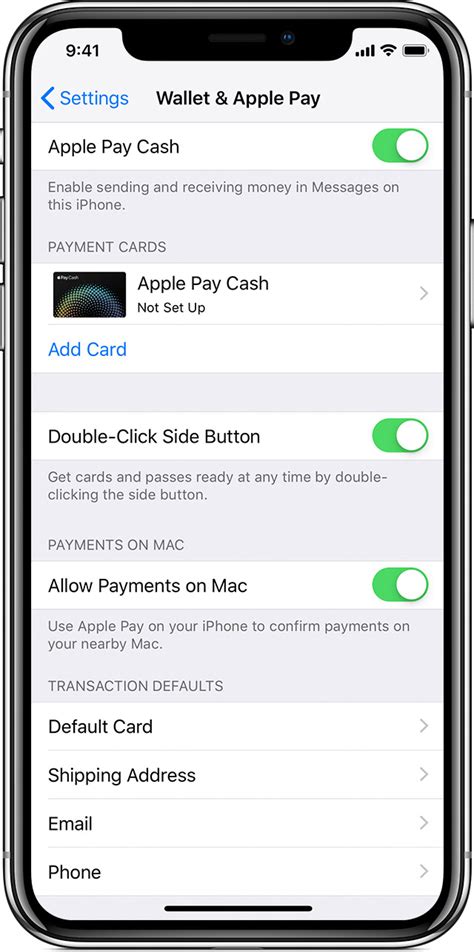 set  apple pay cash  person  person payments apple support