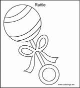 Rattle sketch template