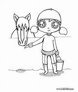 Horse Girl Coloring Pages Riding Print Color Rider School Equitation Getcolorings Hellokids Sport Equestrian Colorings sketch template