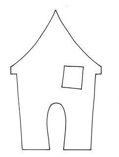 small haunted house printable template printables pinterest