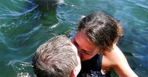 This Dolphin Just Proposed And She Has The Cheek To Go And Kiss Another