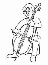Violonchelo Cello Pintar Imgmax Haz Ampliar Vara Educar sketch template
