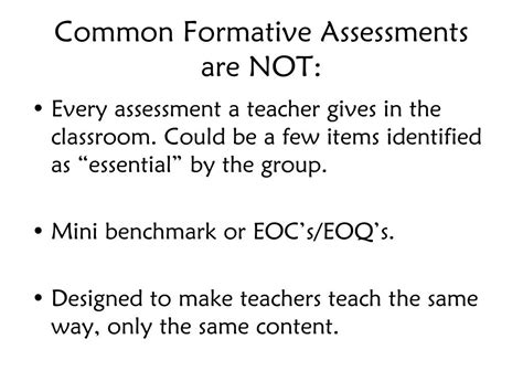 Ppt Common Formative Assessment Wsfcs Plc School Facilitators Free