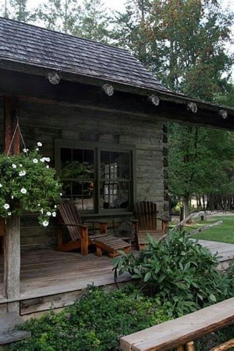 cabinslog homescottages images  pinterest log cabins country homes  small houses