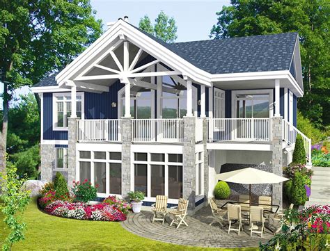 plan pm cottage   bedrooms   spacious porch area   rear sloping lot small