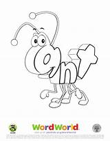 Coloring Word Sheets Wordworld Pages Slideshare Pbskids Part11 Wf Choose Board sketch template