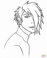 Anime Coloring Boy Pages Boys Guy Drawing Manga Girl Portrait Male Rj Handsome Flip Flop Printable Lineart Characters Draw Color sketch template