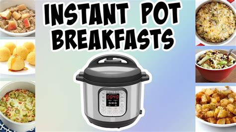instant pot breakfast recipes step  step instant pot recipes