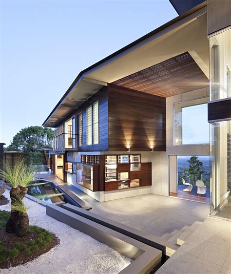 luxury modern residence  breathtaking views  glass house