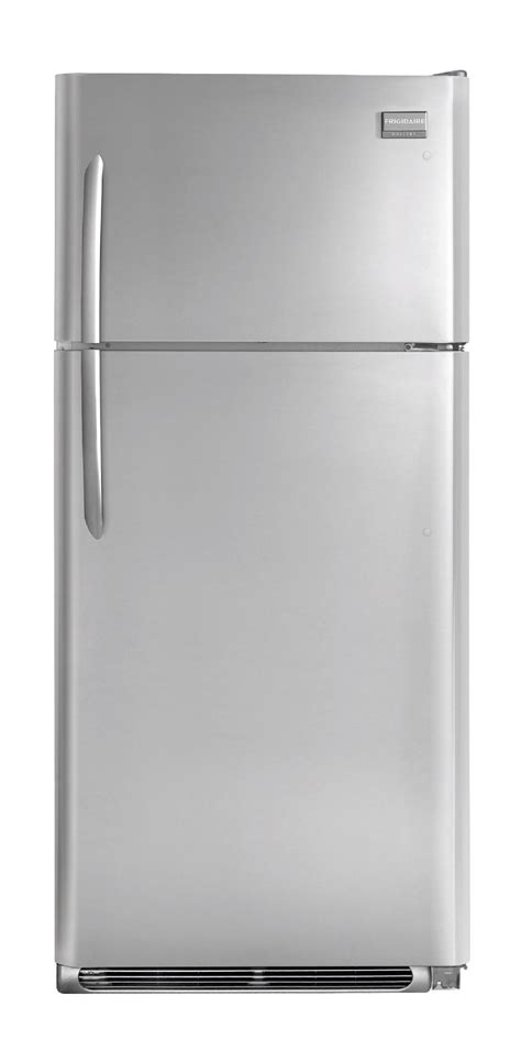 frigidaire gallery fghtpf gallery  cu ft top freezer refrigerator stainless steel