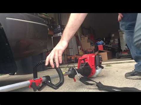 craftsman cc  cycle trimmer youtube