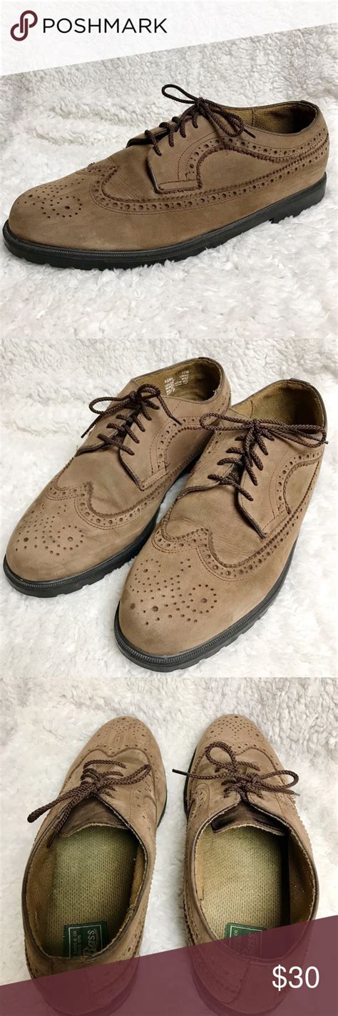G H Bass And Co Suede Leather Oxfords Men’s Size 12