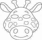 Animal Jungle Templates Mask Masks Printable Template Paper Safari Giraffe Plate Zoo Coloring Kids Elephant Pages Freekidscrafts Animals Crafts Cutouts sketch template