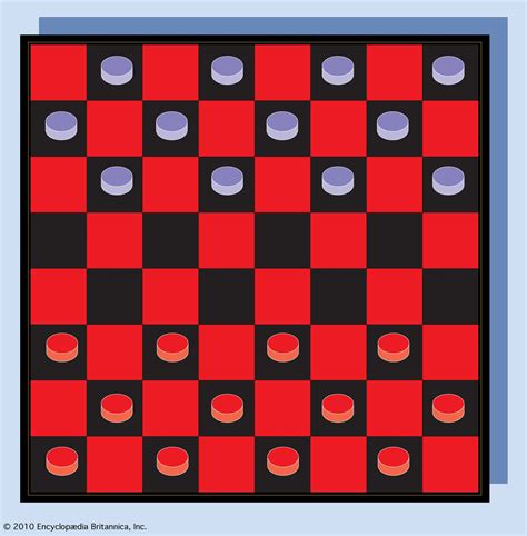 checkers rules tactics variations britannica