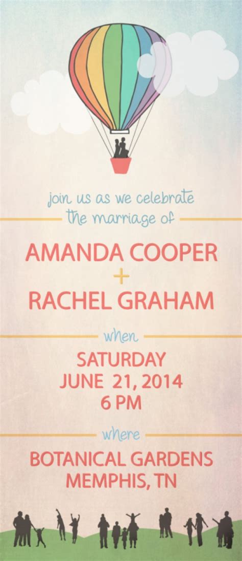 same sex wedding invitation and rsvp card custom design printab aftcra