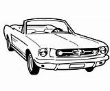 Mustang Coloring Pages Car Cool Ford Colouring Muscle Cars Convertible Color Old Classic School Drawing Getcolorings Kids Mustangs Choose Board sketch template