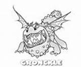 Train Dragon Coloring Pages Gronckle Printable sketch template