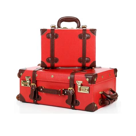 fashion women travel suitcase pu leather vintage luggage set universal wheels trolley luggage