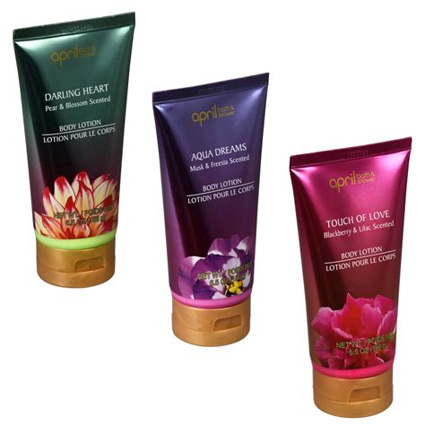 body lotion gift set  women scented body lotion  oz tubes