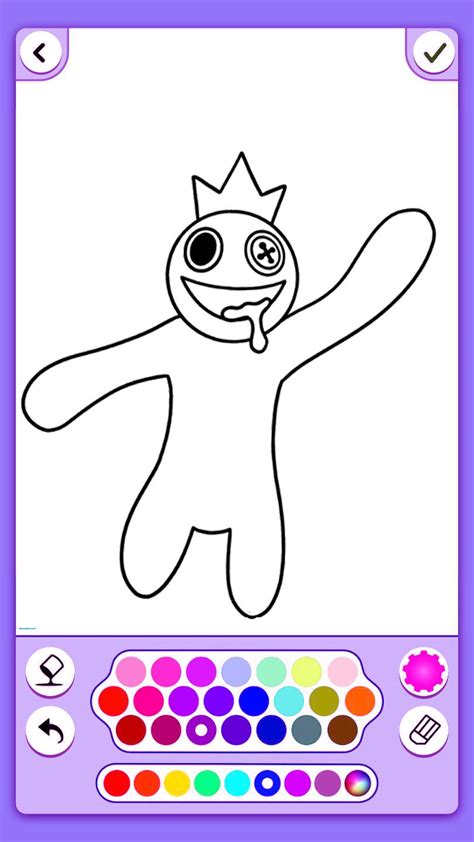 rainbow friends coloring pages apk  android