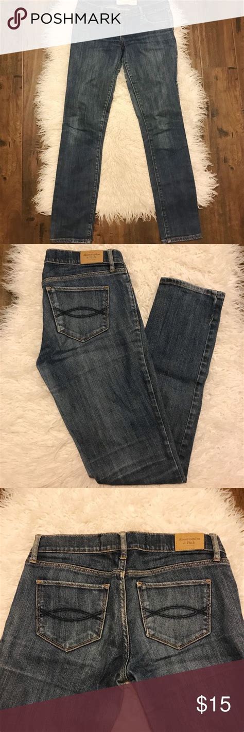 Abercrombie Skinny Jeans Skinny Blue Jeans From Abercrombie Length 33
