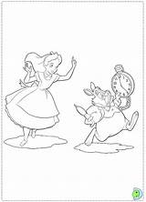 Alice Coloring Wonderland Pages Dinokids Lapin Blanc Merveilles Pays Des Dessin Disney Et Le Close Coloriage Library Clipart Comments sketch template