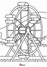 Ferris Amusement Bubakids sketch template