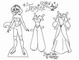 Coloring Princess Jasmine Pages Paper Disney доску выбрать Happy sketch template