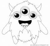 Dojo Monster Classdojo Monstruos Imprimir Mouths Kleurplaten Monstruo Seleccionar sketch template