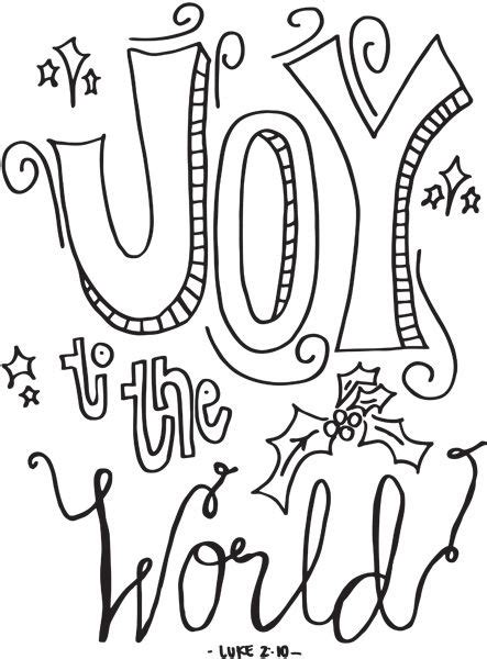 christmas joy coloring pages sketch coloring page