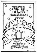Coloring Pages Passover Aish Haggadah Crafts sketch template