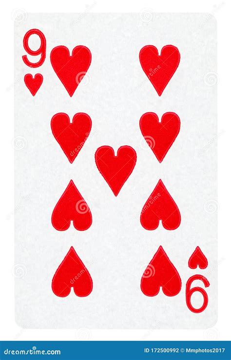 hearts playing card unique hand drawn pocker card