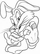 Bunny Bugs Gangster Getdrawings Gangsta Ghetto Dragoart sketch template