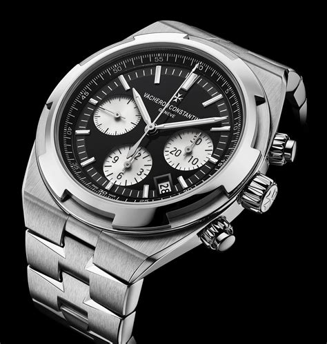 vacheron constantin introduces  overseas automatic  chronograph  black dials sjx watches